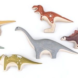 Wooden Magnetic Dinosaur Set